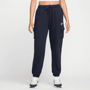 Nike Women's Mid-Rise Oversized Cargo Sweatpants – Size M -  Obsidian (Navy Blue